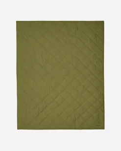 Museum of Peace & Quiet Textile^Nylon Reversible Throw Blanket Olive