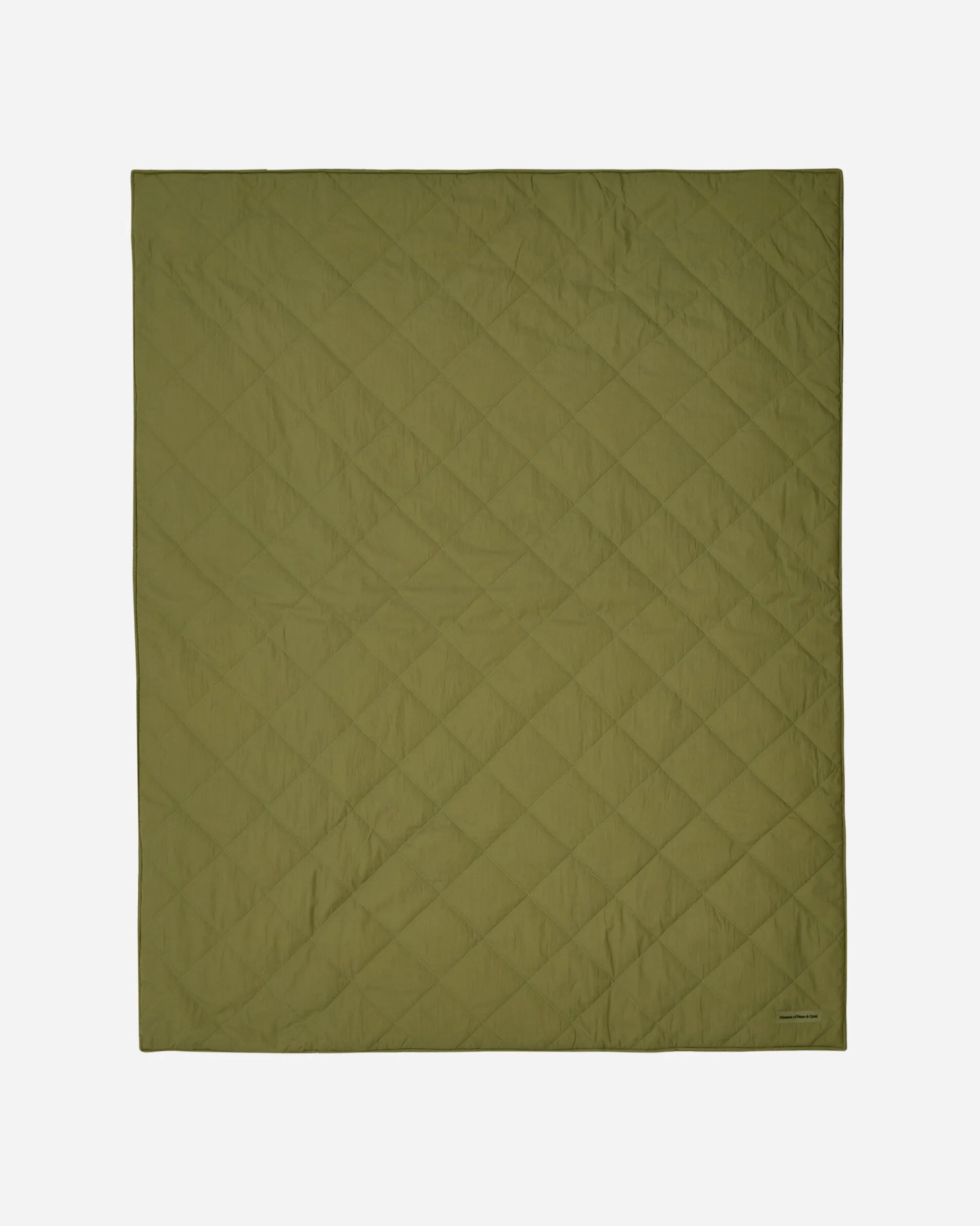 Museum of Peace & Quiet Textile^Nylon Reversible Throw Blanket Olive