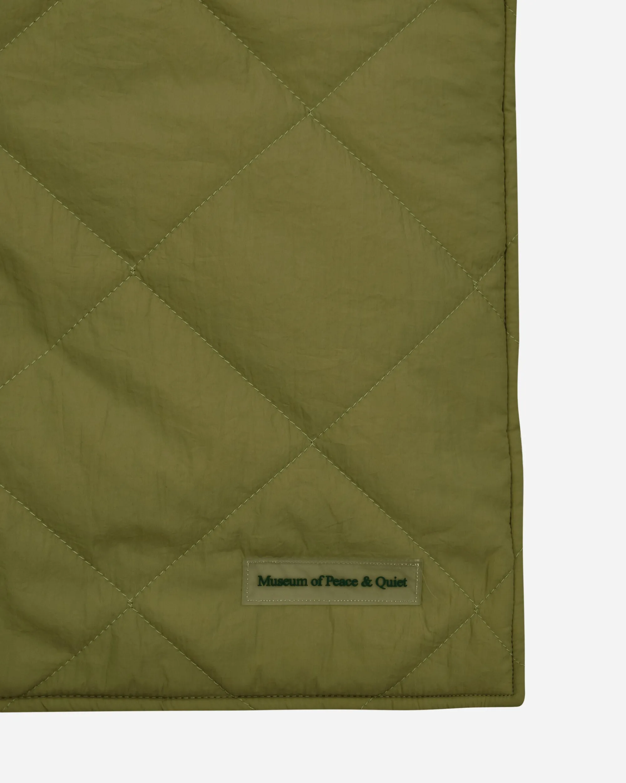 Museum of Peace & Quiet Textile^Nylon Reversible Throw Blanket Olive