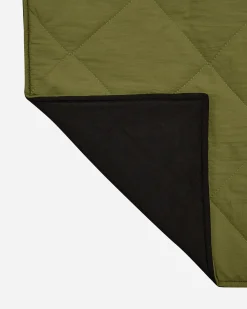 Museum of Peace & Quiet Textile^Nylon Reversible Throw Blanket Olive