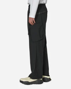 Acronym Pants^Nylon Stretch Cargo Trousers Black