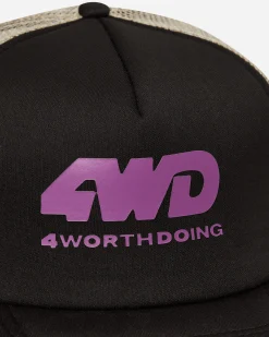 4 Worth Doing Hats|Hats^Off Road Trucker Hat Black