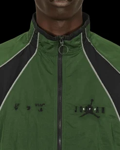 Nike Jordan Sweatshirts^Off-White Track Jacket Green