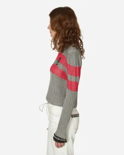 Cormio Knitwears^Olaf Sweater Silver / Pink