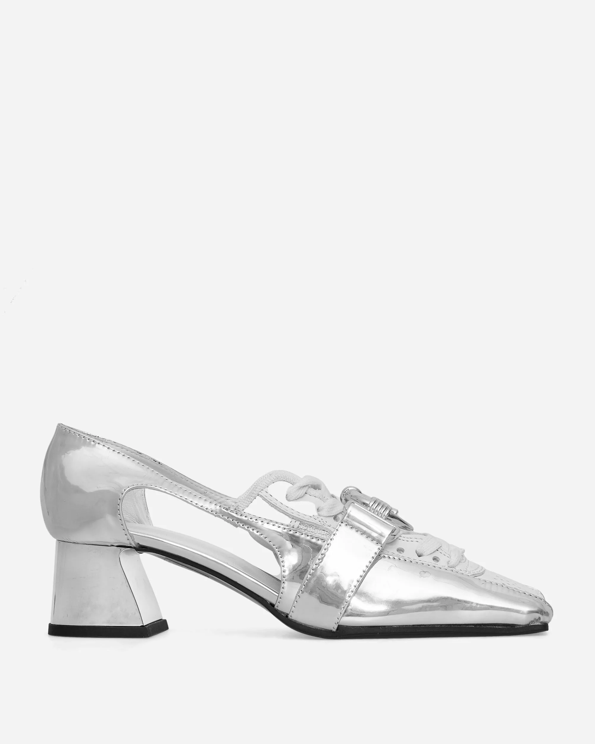 Ancuta Sarca Classic Shoes^Olga Loafers White / Chrome