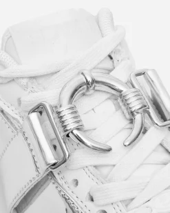Ancuta Sarca Classic Shoes^Olga Loafers White / Chrome