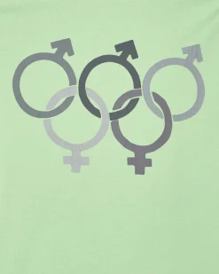 ERL T-Shirts^Olympics Sex T-Shirt Green