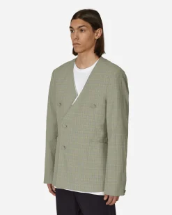 Kiko Kostadinov Coats And Jackets^Oma Reversible Blazer Stone Yellow