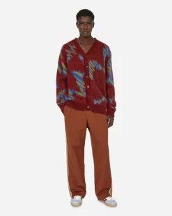 Ahluwalia Knitwear^Ongoye Cardigan Red