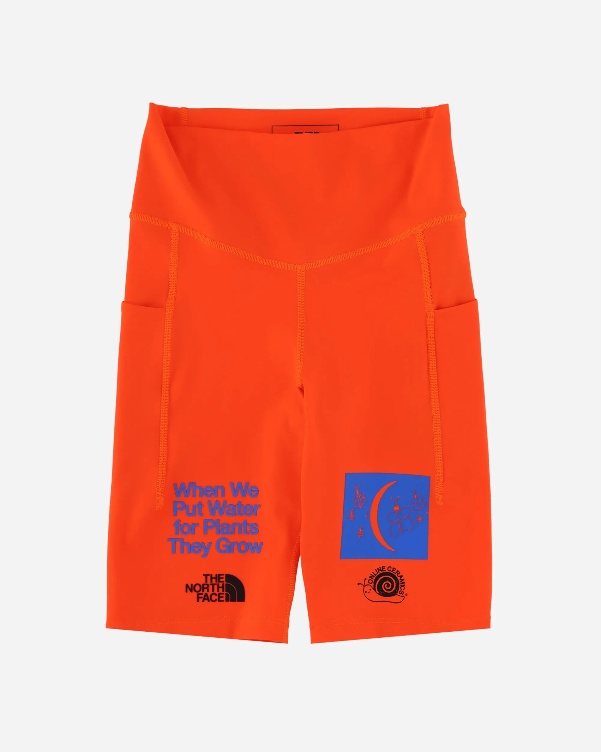 The North Face Project X Shorts^Online Ceramics WMNS 9" Biker Shorts Power Orange