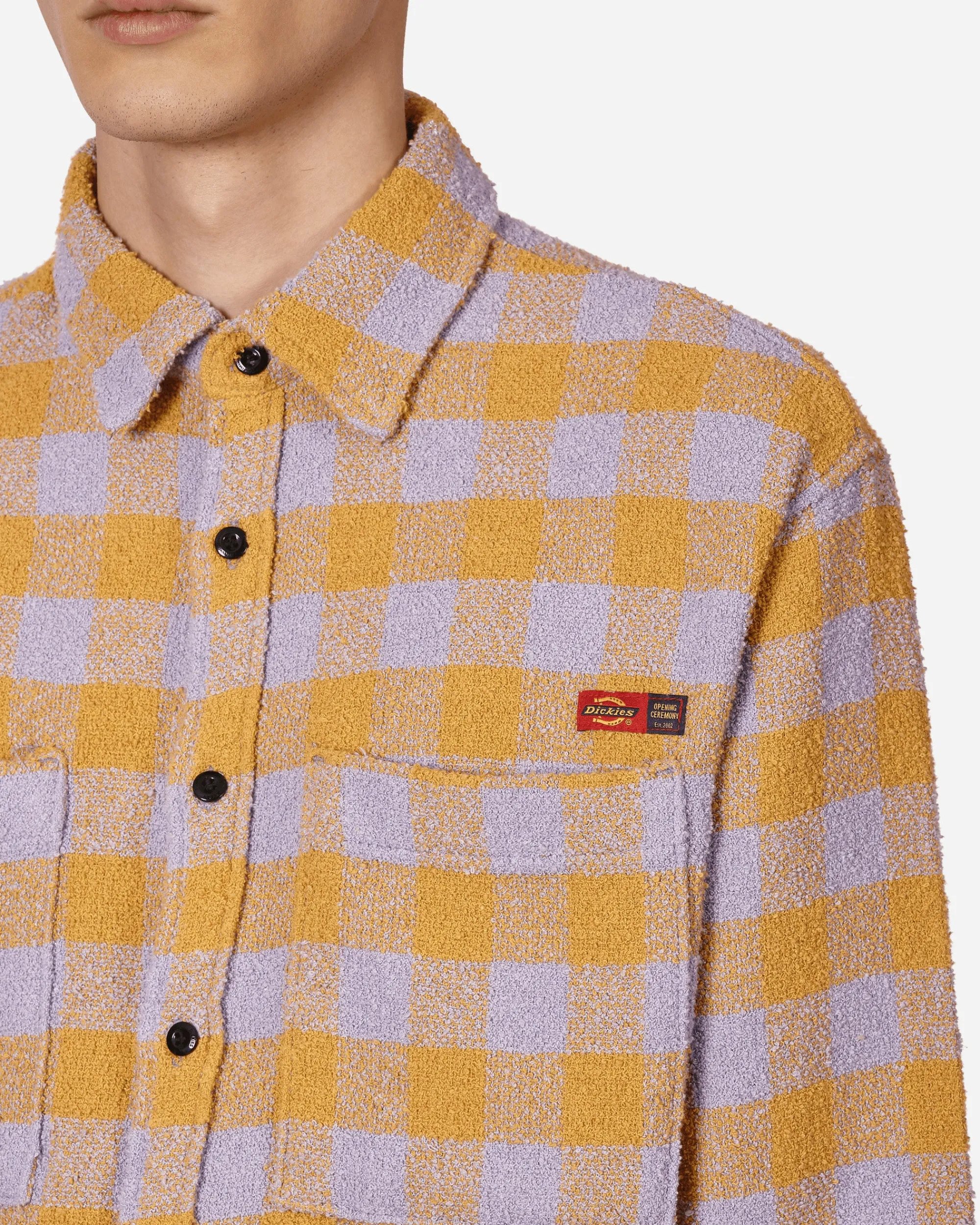 Dickies Shirts^Opening Ceremony Tweed Check Shirt Pink
