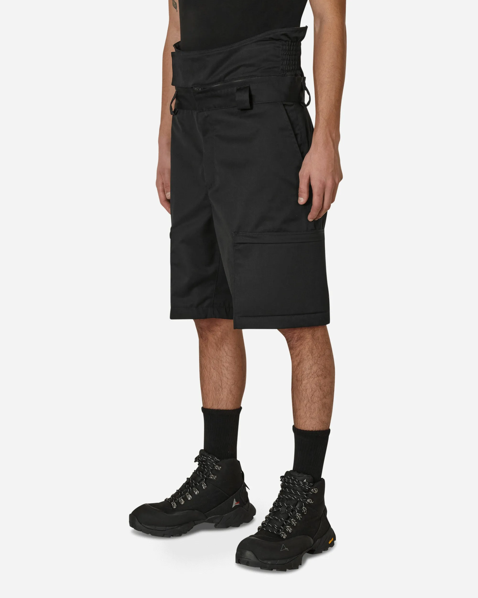GR10K Shorts^Operator Kidney Belt Shorts Black