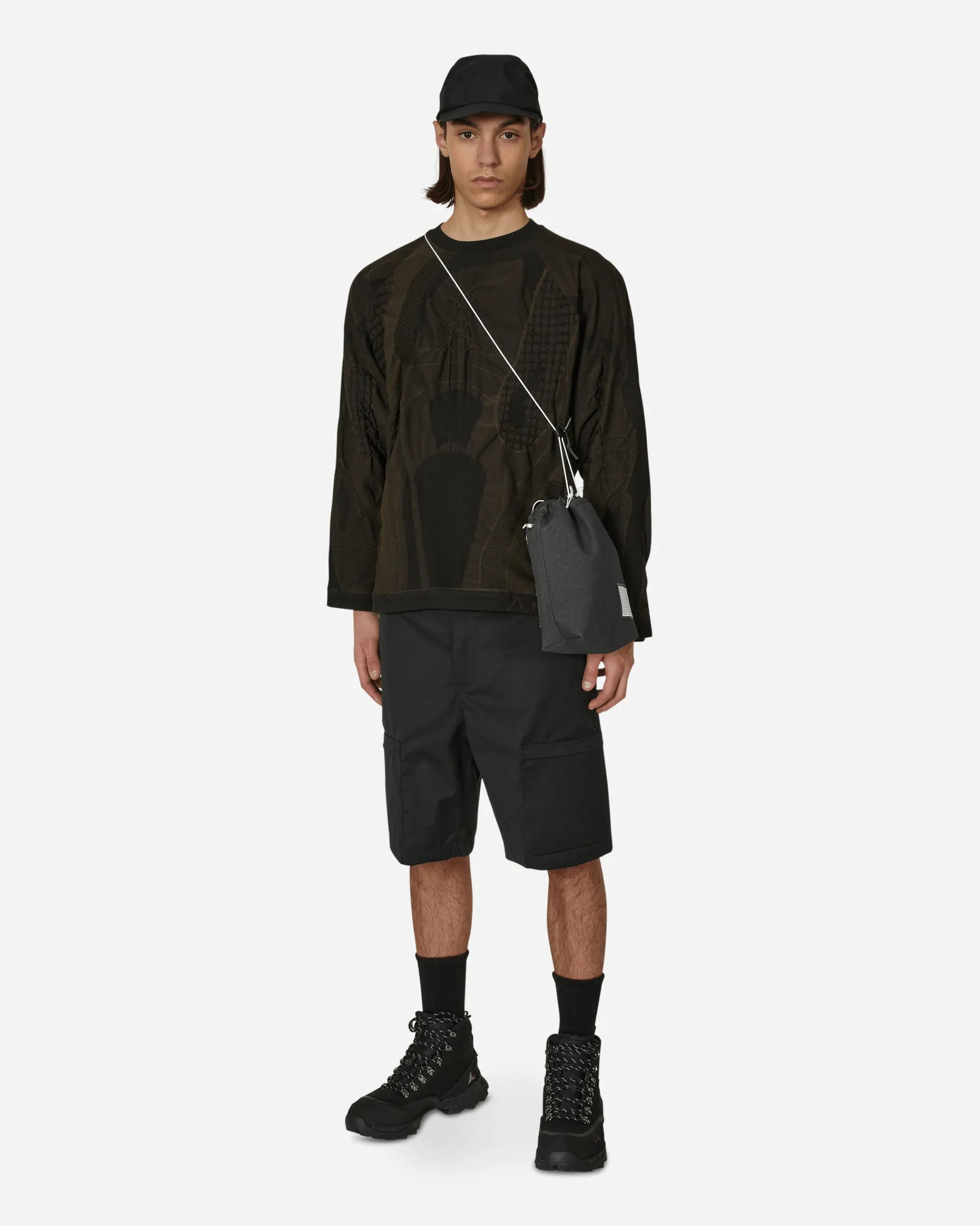 GR10K Shorts^Operator Kidney Belt Shorts Black