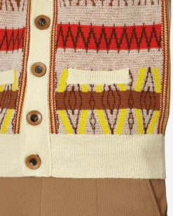Wales Bonner Knitwear^Orchestra Vest Beige