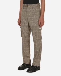 Pleasures Pants^Origins Cargo Trousers Brown
