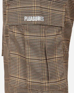 Pleasures Pants^Origins Cargo Trousers Brown