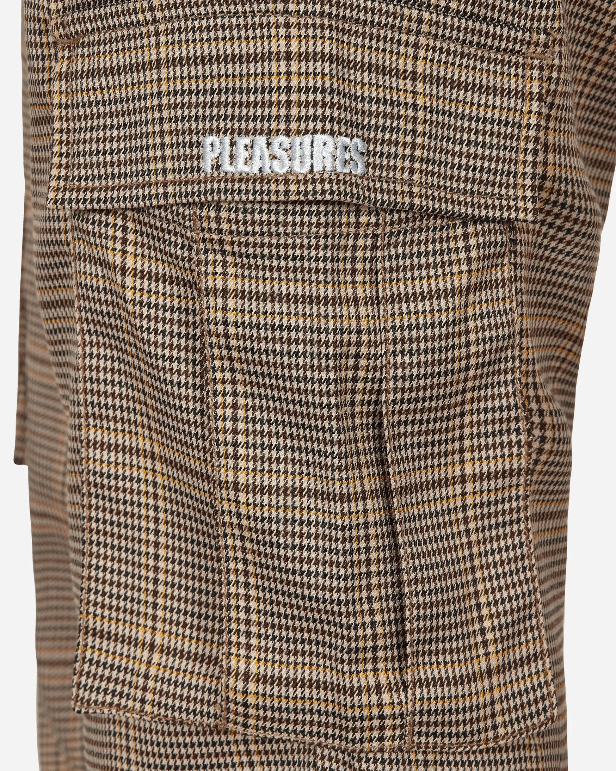 Pleasures Pants^Origins Cargo Trousers Brown