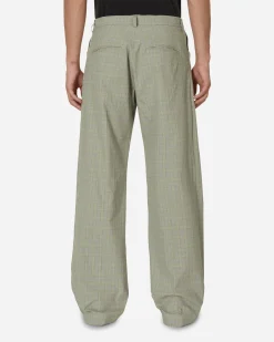 Kiko Kostadinov Pants^Orma Reversible Trousers Yellow Check