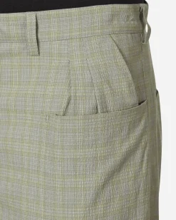 Kiko Kostadinov Pants^Orma Reversible Trousers Yellow Check