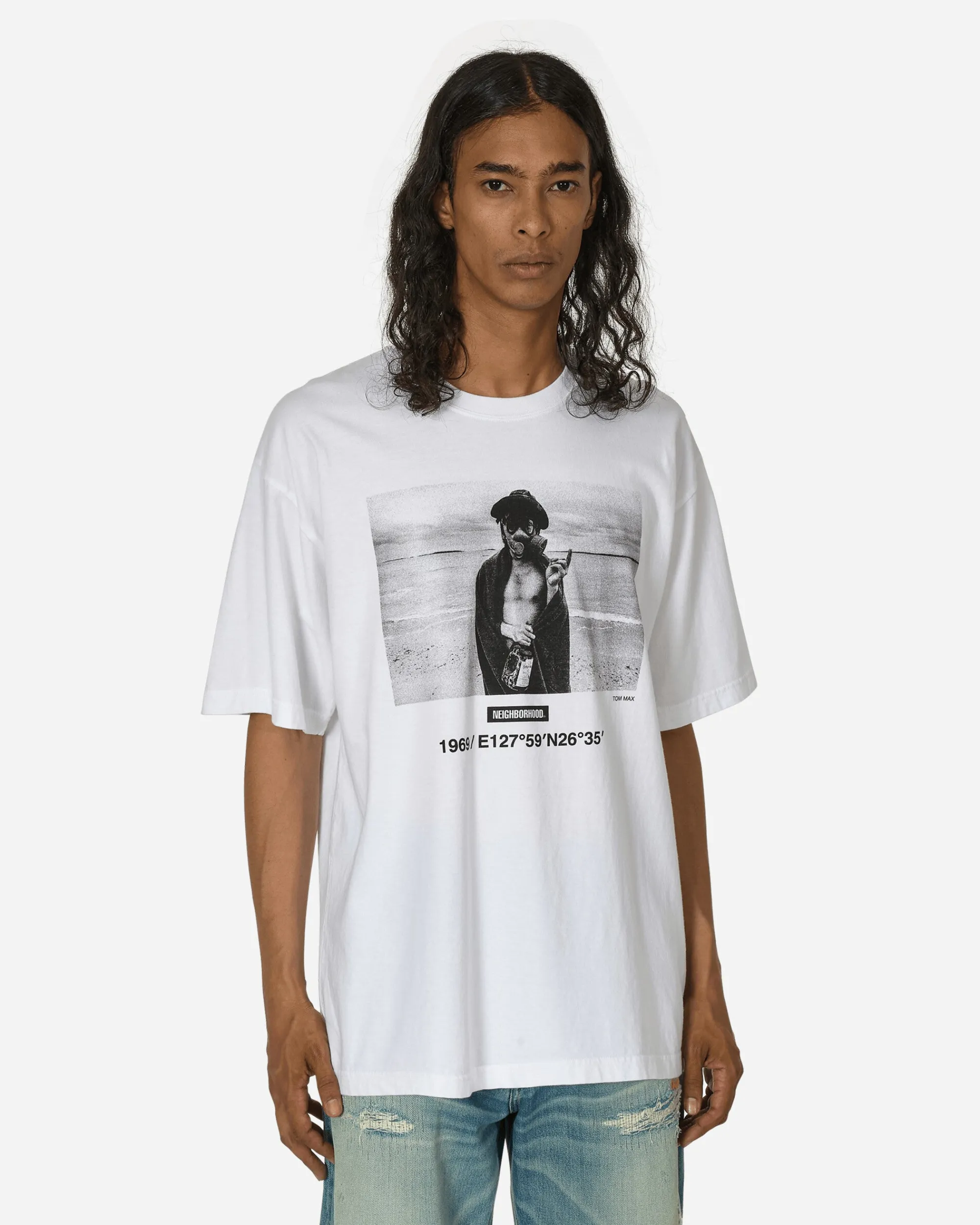 Neighborhood T-Shirts^Osamu Nagahama SS-3 T-Shirt White