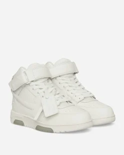 Off-White Sneakers·Mid|Sneakers^Out Of Office Mid Sneakers White