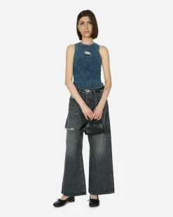 Diesel T-Shirts^Oval D Rib-Knit Tank Top Dark Blue