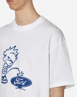 FUCT T-Shirts^Oval Pee Boy T-Shirt White