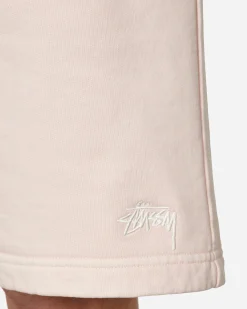 Stüssy Shorts^Overdyed Stock Logo Sweatshorts Light Pink