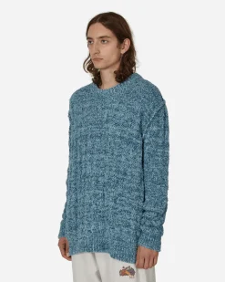 Maison Margiela Knitwear^Oversize Sweater Light Blue
