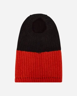Song for the Mute Hats|Hats^Oversized Balaclava Black / Orange