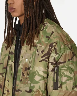 1017 ALYX 9SM Coats And Jackets^Oversized Camo Nylon Bomber Military Green