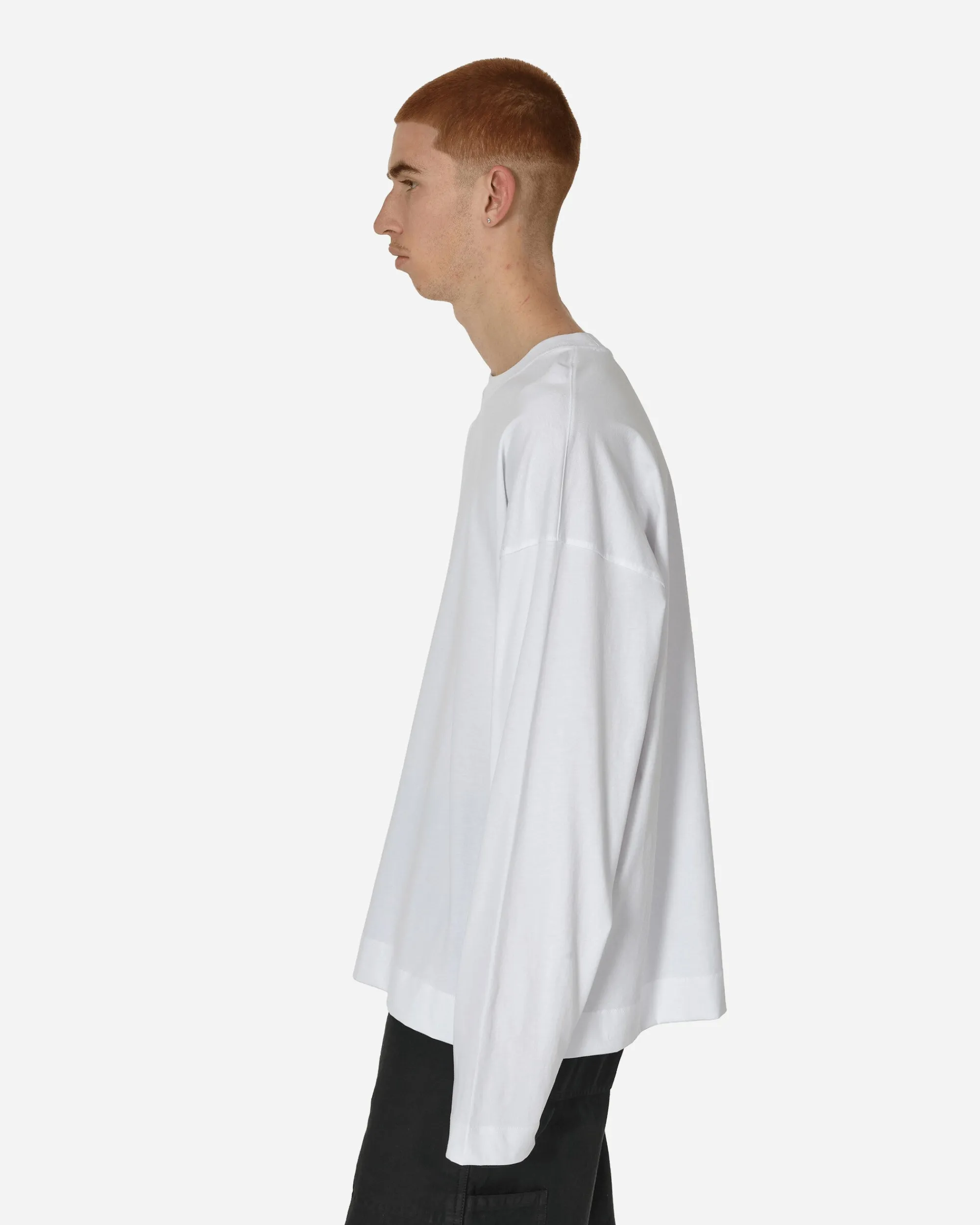 Dries Van Noten T-Shirts^Oversized Longsleeve T-Shirt White