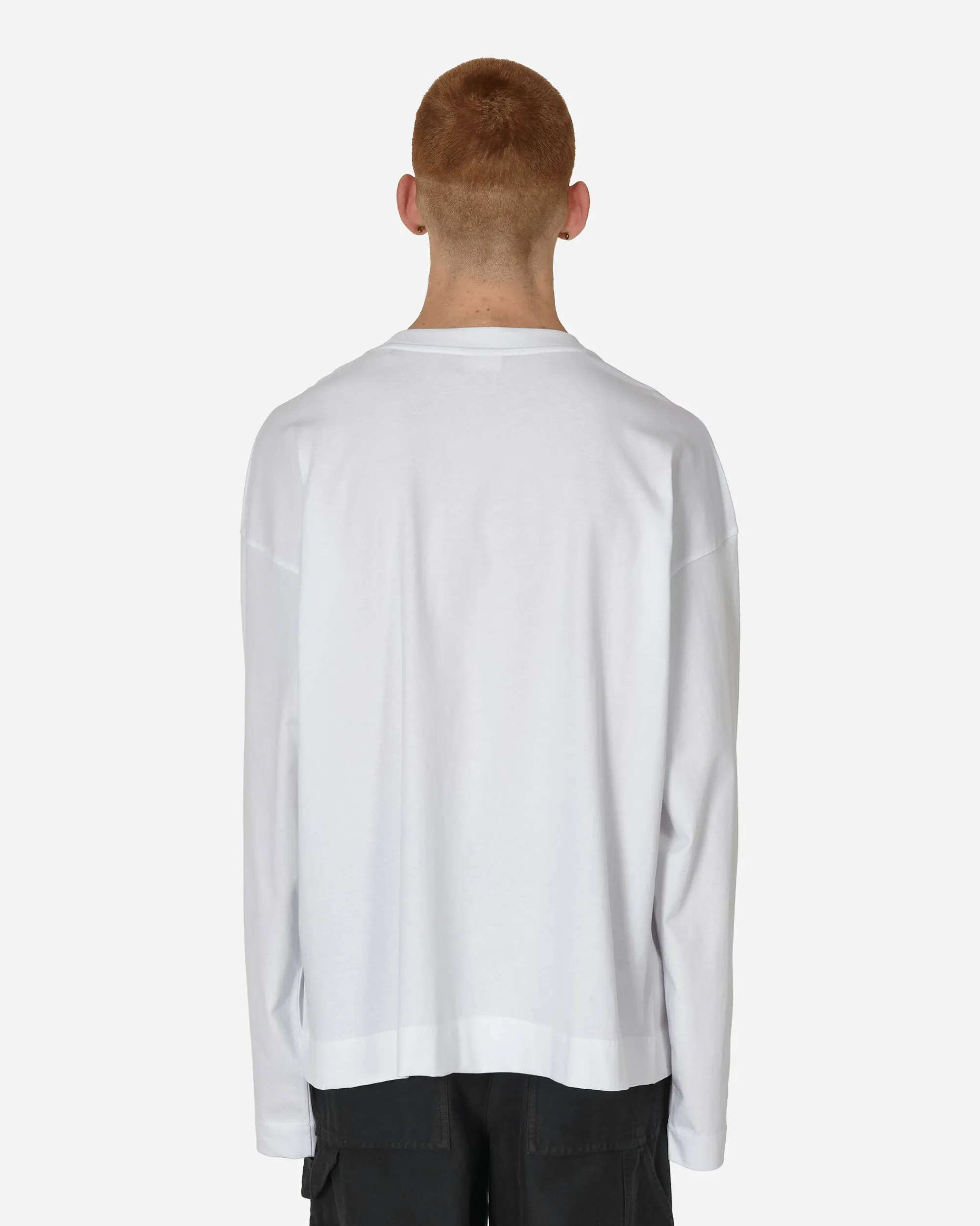 Dries Van Noten T-Shirts^Oversized Longsleeve T-Shirt White