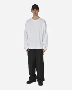 Dries Van Noten T-Shirts^Oversized Longsleeve T-Shirt White