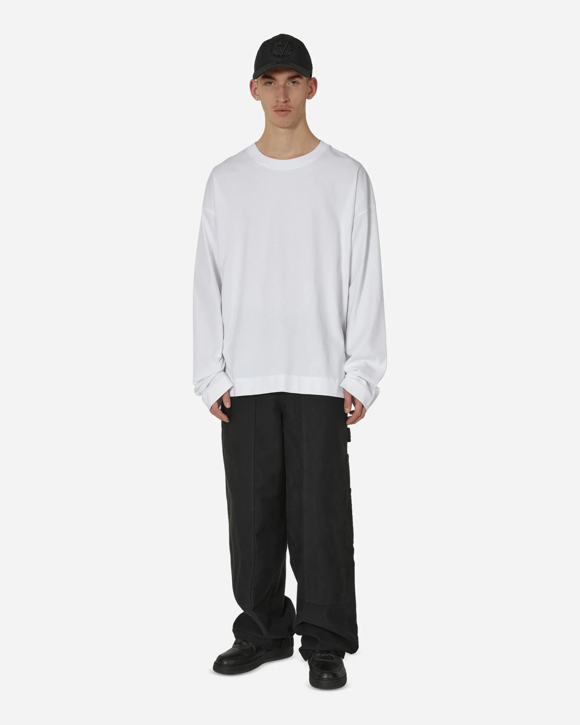 Dries Van Noten T-Shirts^Oversized Longsleeve T-Shirt White