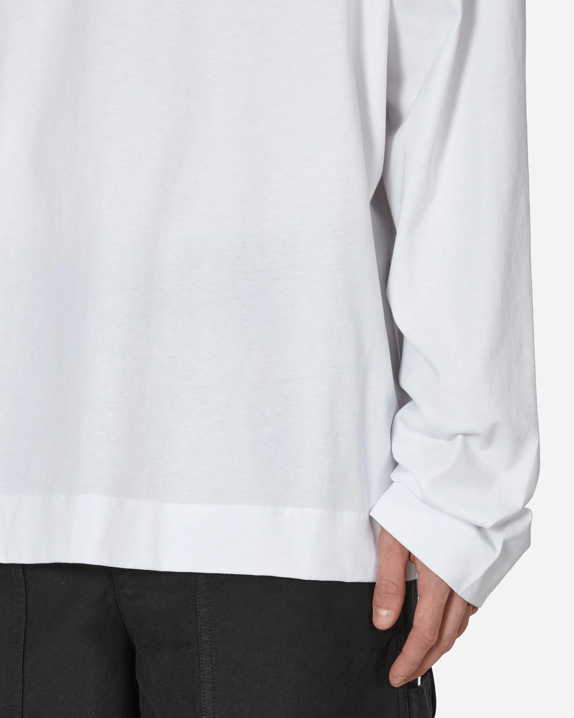 Dries Van Noten T-Shirts^Oversized Longsleeve T-Shirt White
