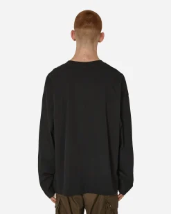 Dries Van Noten T-Shirts^Oversized Longsleeve T-Shirt Black