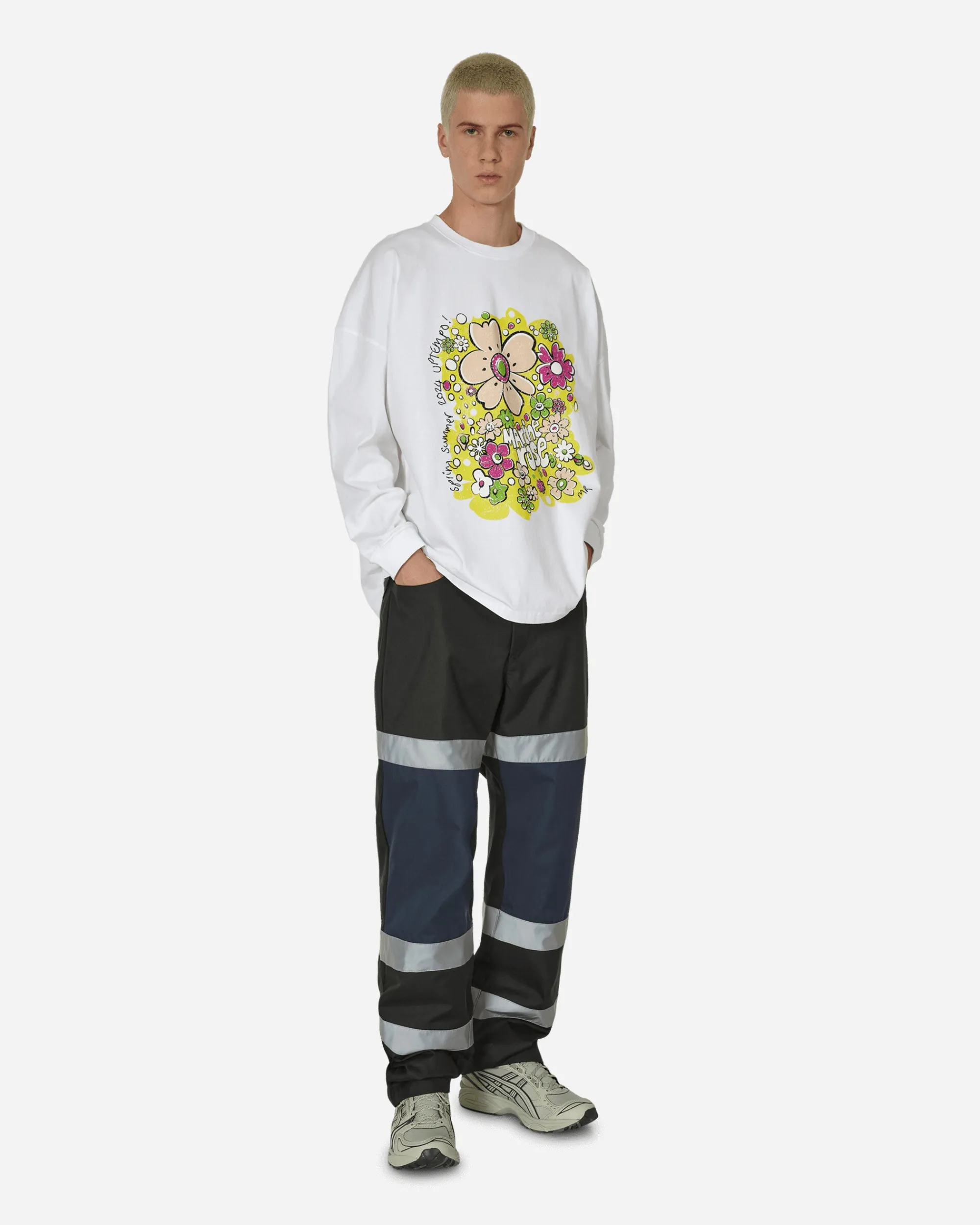 Martine Rose T-Shirts^Oversized Longsleeve T-Shirt White