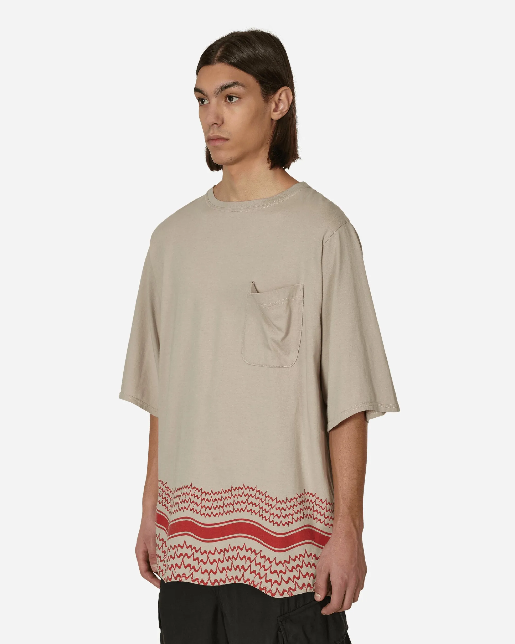 Undercoverism T-Shirts^Oversized Shemag T-Shirt Beige