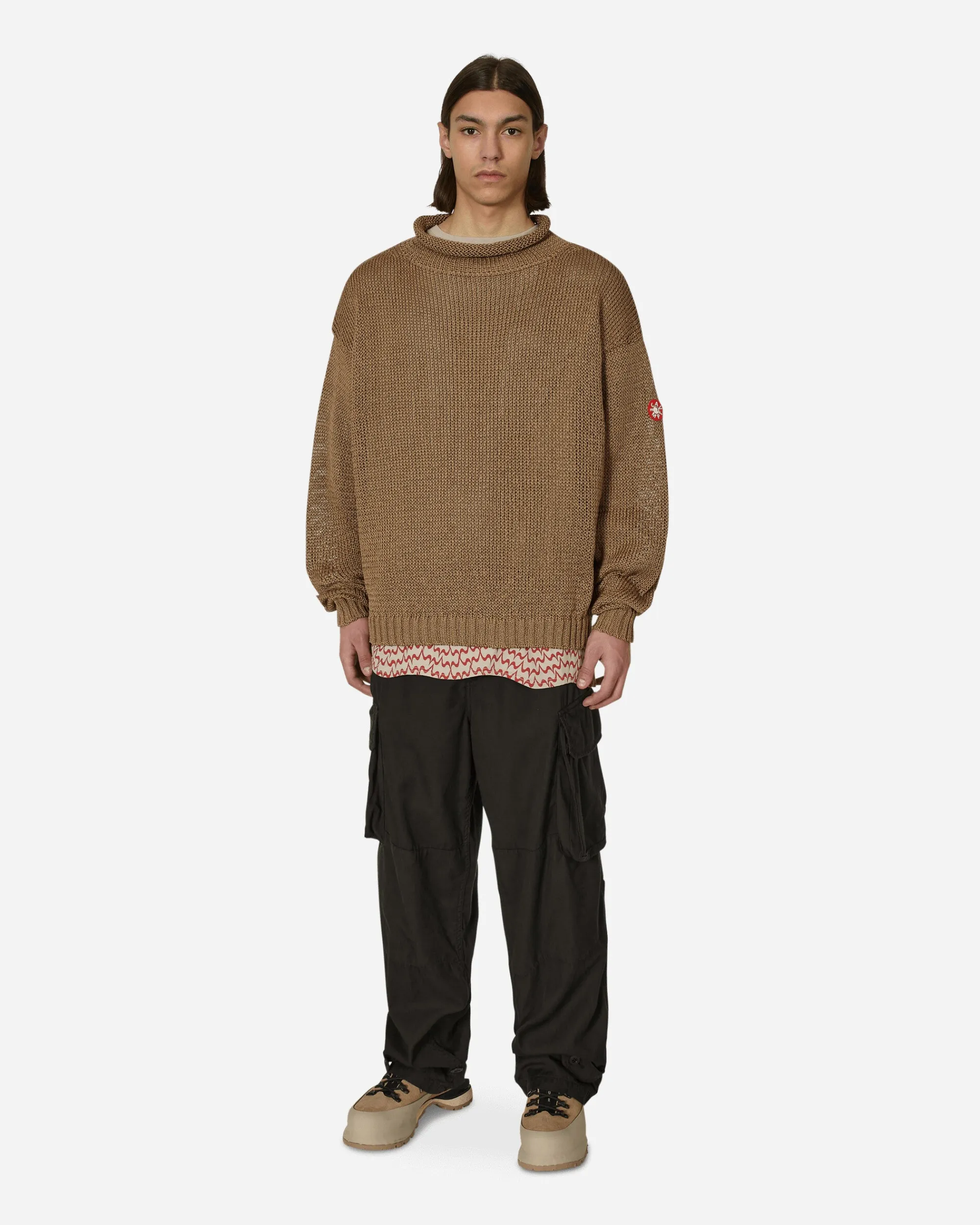 Undercoverism T-Shirts^Oversized Shemag T-Shirt Beige