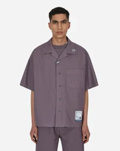 in・stru(men-tal) Shirts^Oxford Shortsleeve Shirt Purple