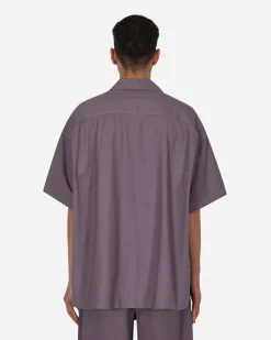 in・stru(men-tal) Shirts^Oxford Shortsleeve Shirt Purple