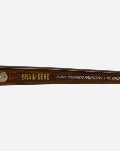 Brain Dead Eyewear|Eyewear^Oyster Post Modern Primitive Eye Protection Sunglasses Tortoise Smoke