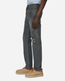 KAPITAL Pants^14oz Denim 5P Monkey Cisco (3YearsFade) Black