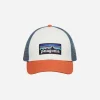 Patagonia Hats|Hats^P-6 Logo Lopro Trucker Hat White / Redtail