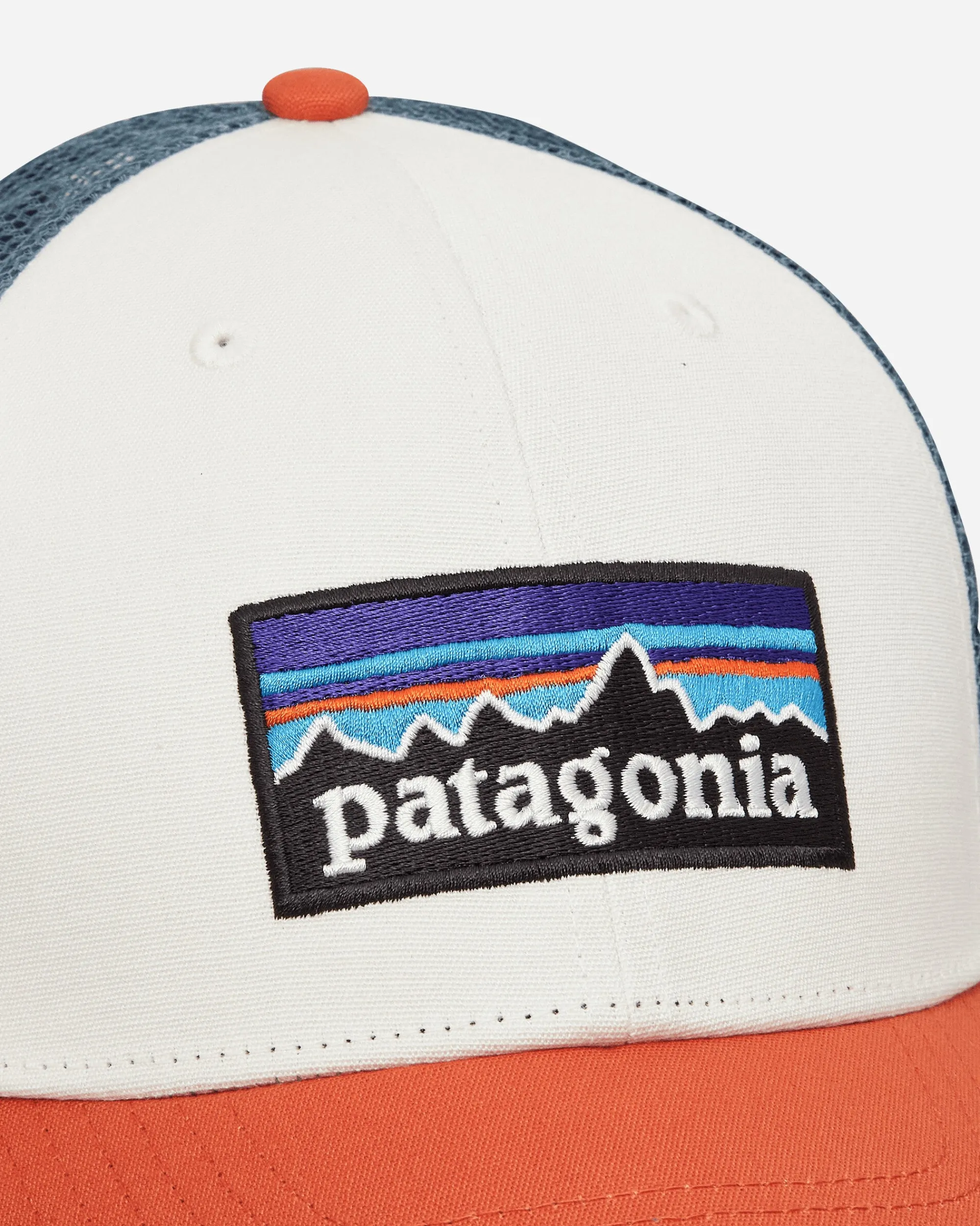 Patagonia Hats|Hats^P-6 Logo Lopro Trucker Hat White / Redtail