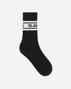 Slam Jam Underwear^3-Pack Logo Jacquard Socks Black