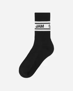 Slam Jam Underwear^3-Pack Logo Jacquard Socks Black