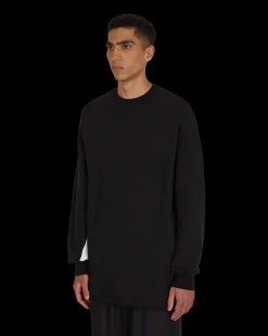 Undercoverism Sweatshirts^Padded Crewneck Sweatshirt Black