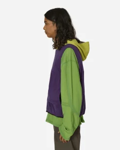 GR10K Coats And Jackets^Padded Jersey Vest Starling Purple